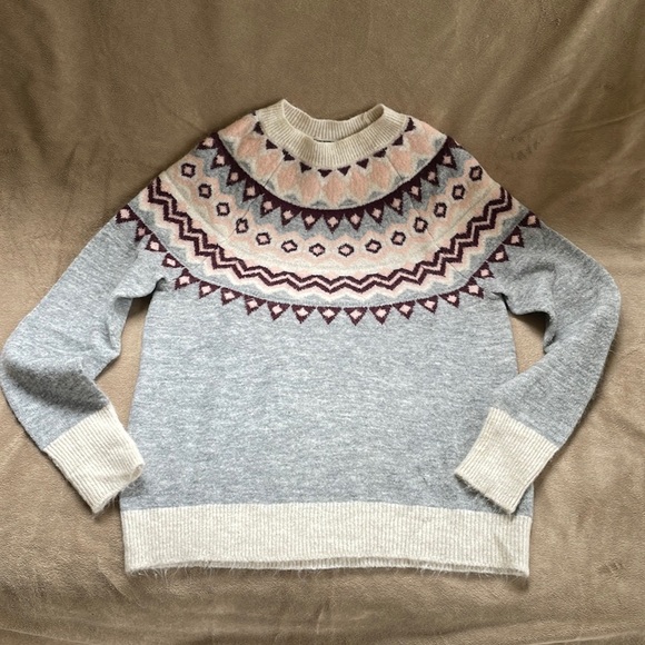 Halogen Atlantic Pacific Sweater Striped Size: S